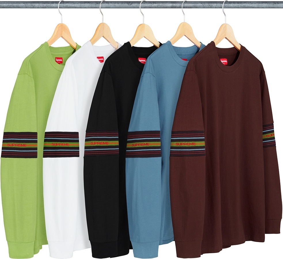 Knit Panel Stripe L/S Top